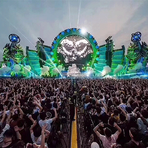 DAGE escorts EDC Music Festival, one of the largest music festivals in the world