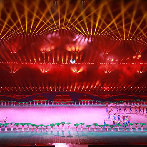 DAGE lights in the ?opening ceremony of the zhejiang provincial sports meeting?