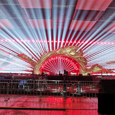 DAGE Lighting Sings in the Zhejiang TV 2019 Mid-year Music Festival